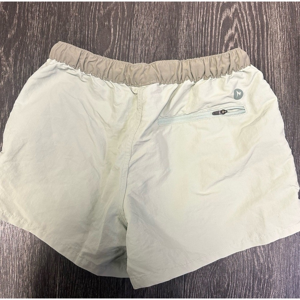 Marmot Quick Dry Mesh Lined Running Swim Shorts Women's‎ Light Green - Picture 5 of 6